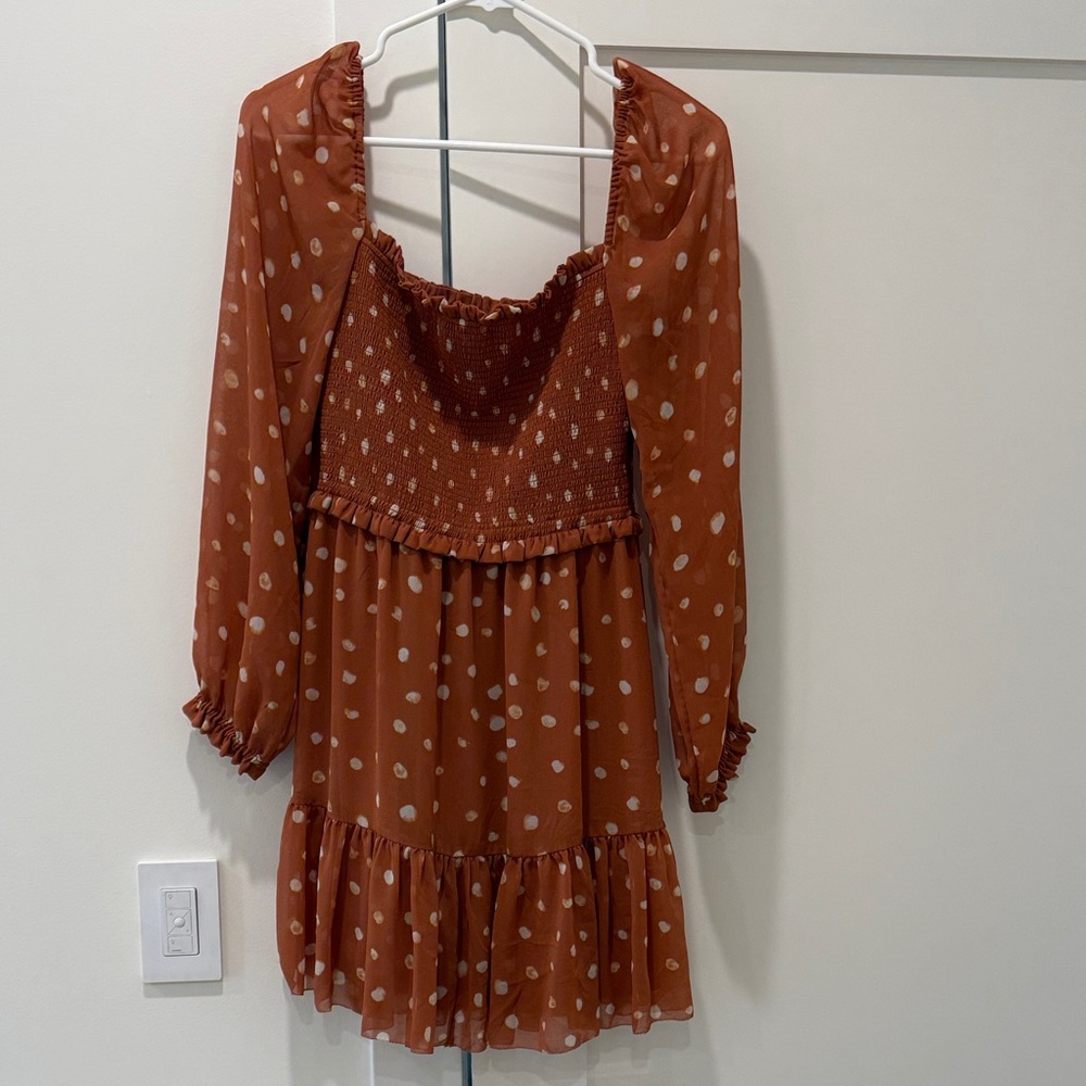 Wilfred Terracotta Dress